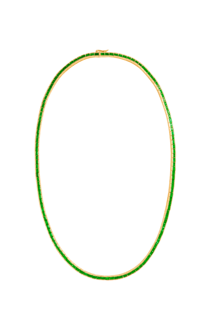 Green Sapphire Necklace