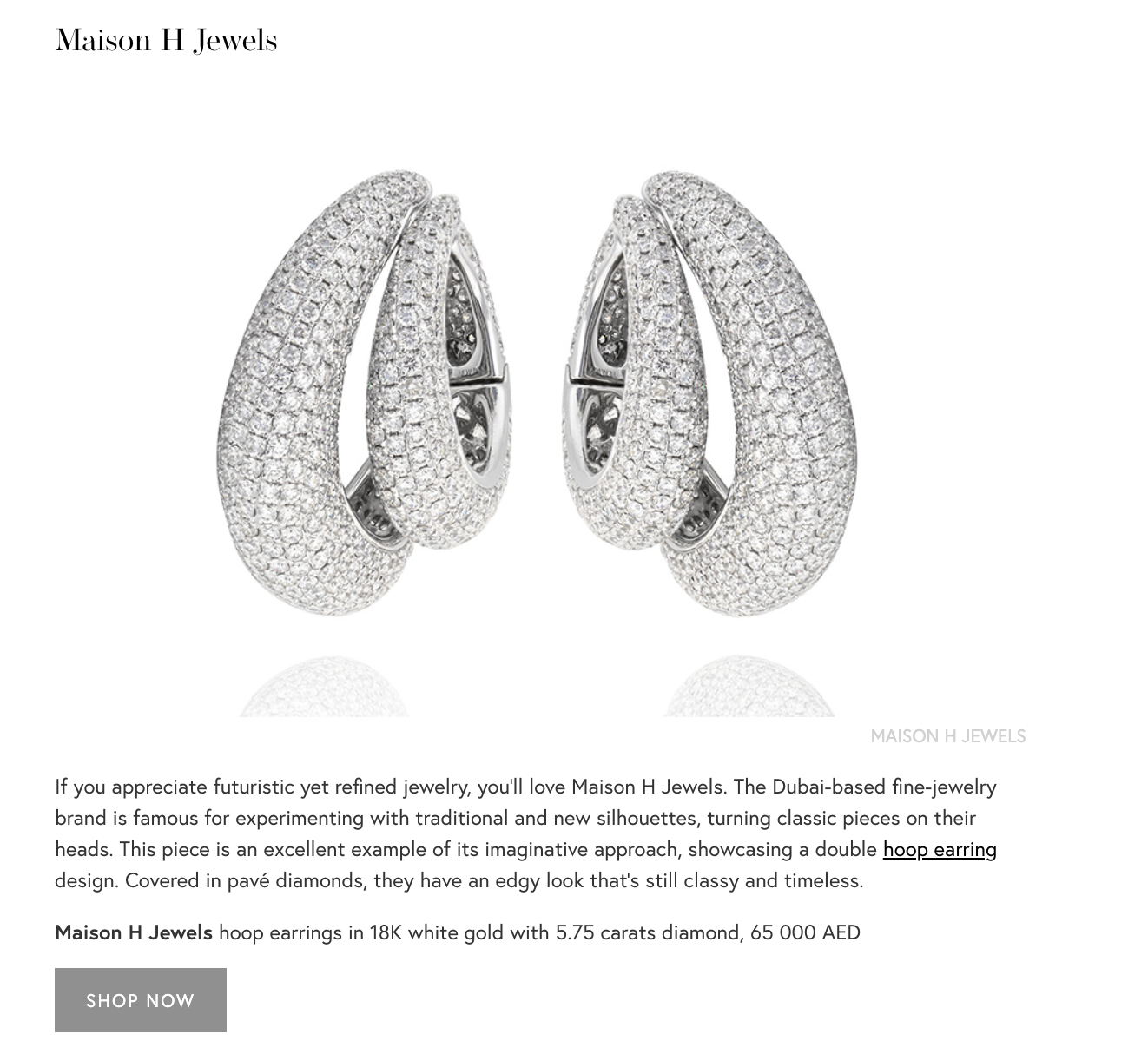 Maison H Jewels Press Post Image