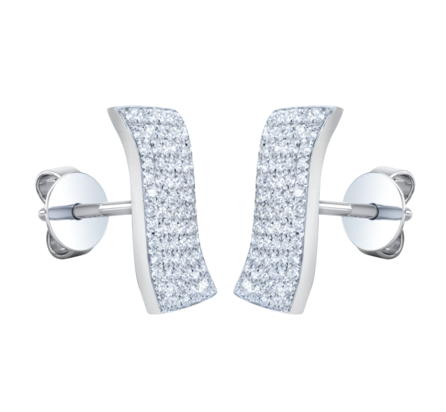 Gold Diamond Earring