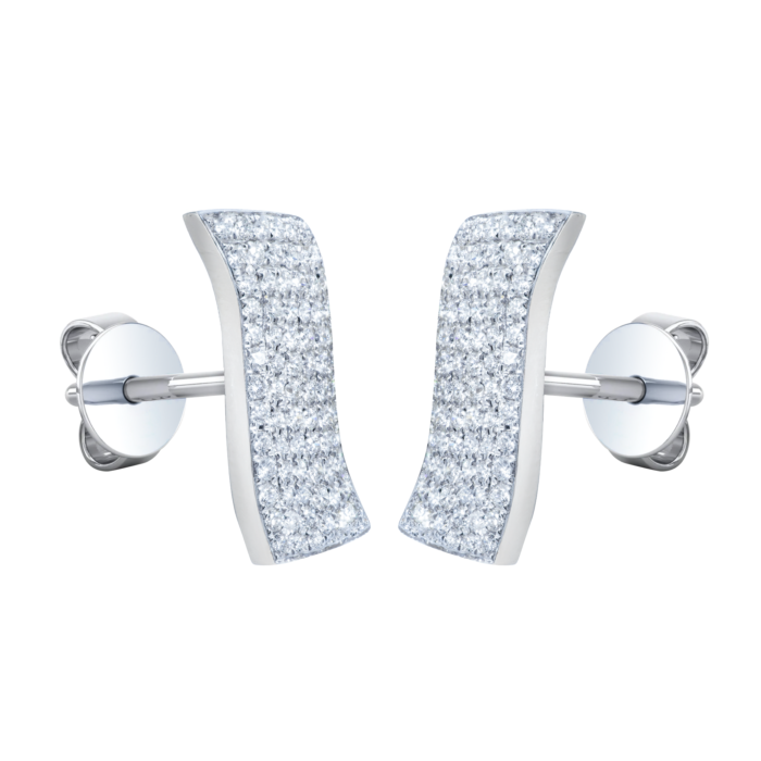 Gold Diamond Earring
