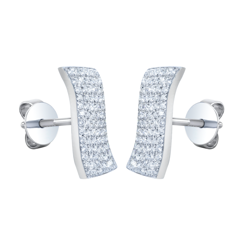 Gold Diamond Earring