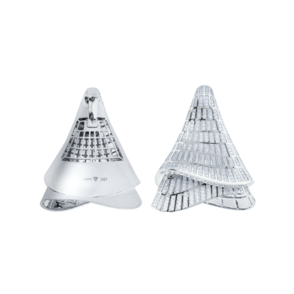 White Gold Diamond Pendant Small