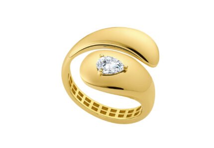 18K Yellow Gold High Gloss Ring