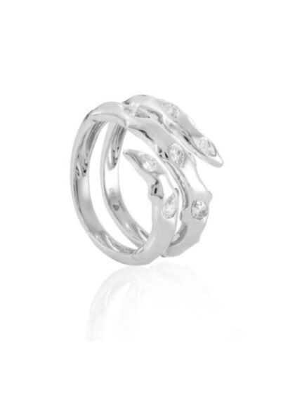 18K White Gold Diamond Ring