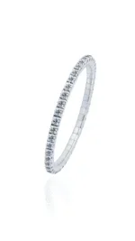 18K WG / DIA BANGLE 8PTS